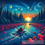 River Of Love Ai Painting