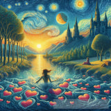River Of Love Ai Painting