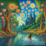 River Of Love Ai Painting