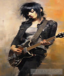 Rock N Roll Reverie Portrait Ai Art