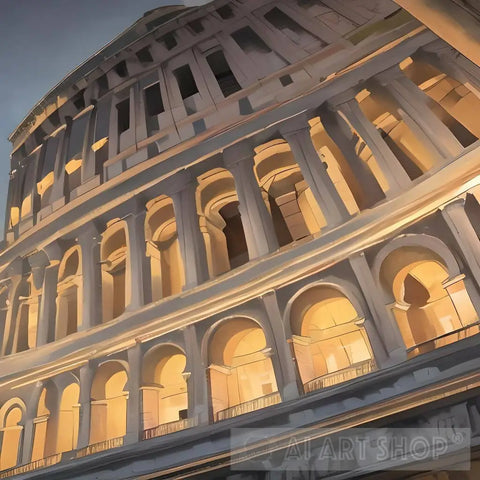 Rome Architecture Ai Art
