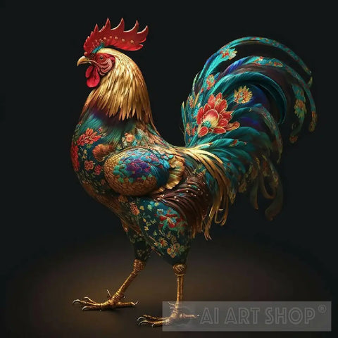 Rooster Chicken Wonders Animal Ai Art