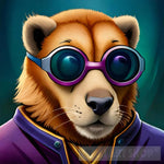 Royal Bear Portrait Ai Art