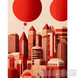 رسم المناظر الطبيعية التجريدية Ai Artwork