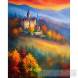 رسم المناظر الطبيعية التجريدية Ai Artwork