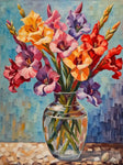 Rustic Flowers 3 Impressionism Ai Art