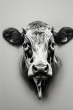 “Majestic Cow Portrait” – Pencil Sketch Art