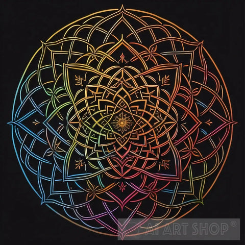 Sacred Geometry Ai Painting