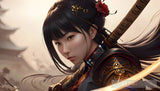 Samurai Girl Ai Artwork