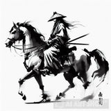 Samurai On Horse Ai Artwork