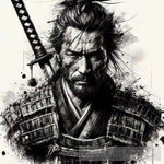 Samurai Portrait Ai Art