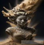 Sand Queen Abstract Ai Art