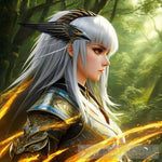 Sanfe Sun Knight Portrait Ai Art