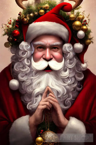 Santa Claus Art Christmas 22Sc09 Ai Artwork