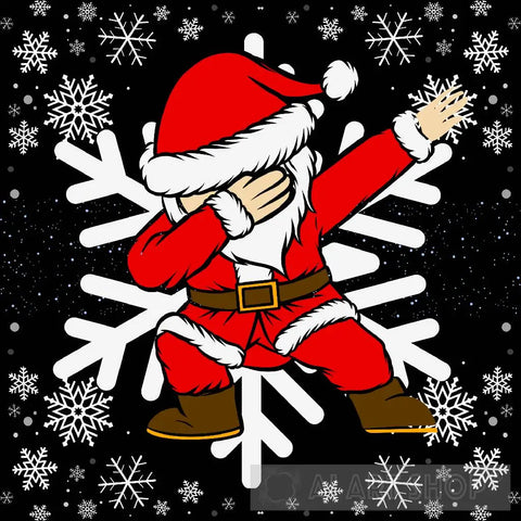 Santa Dance Ai Artwork