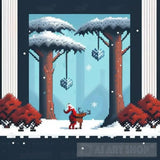 Santa Fantasia: Magical Gaming Adventures Portrait Ai Art