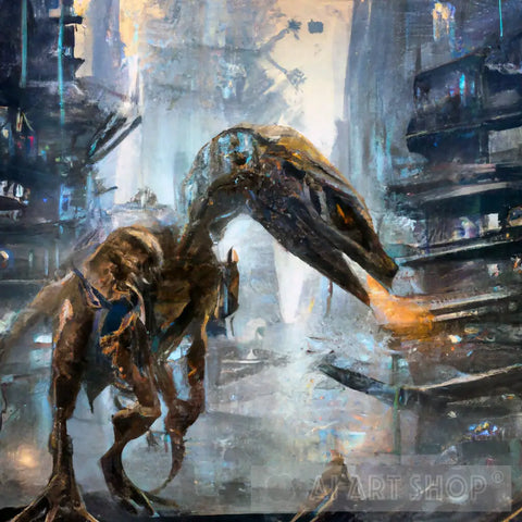 Saurian Ashes Ai Artwork