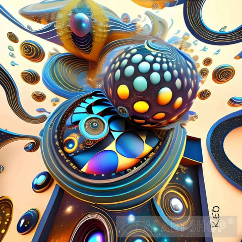 Scales Abstract Ai Art