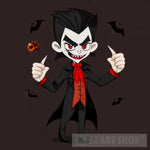Scary Cool Vampire Halloween 3Rd Concept Ai Artwork
