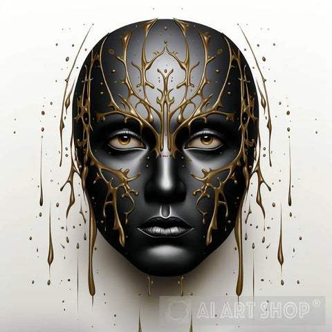 Scary Mask Ai Painting