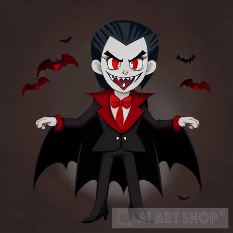 Scary Vampire Halloween 2Nd Concept Ai Artwork