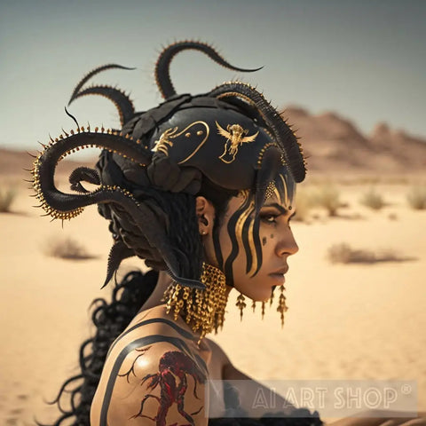Scorpio Woman Zodiac Ai Artwork