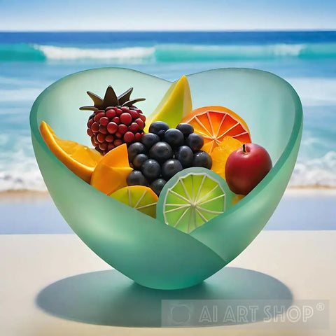 Bowl Of Fruit Still Life Ai Art