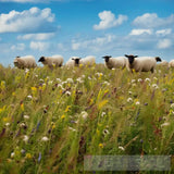 Serene Meadow Nature Ai Art