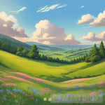 Serenity Landscape Ai Art