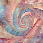 Serenity Spiral Dance Abstract Ai Art