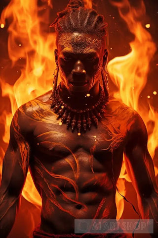 Shango Portrait Ai Art