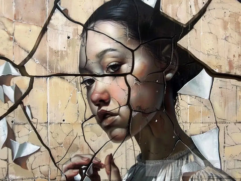 Shattered Perception Ai Artwork