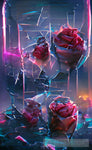 Shattered Roses Collection Expressionism Ai Art