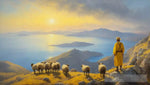 Sheep Herder Ai Painting