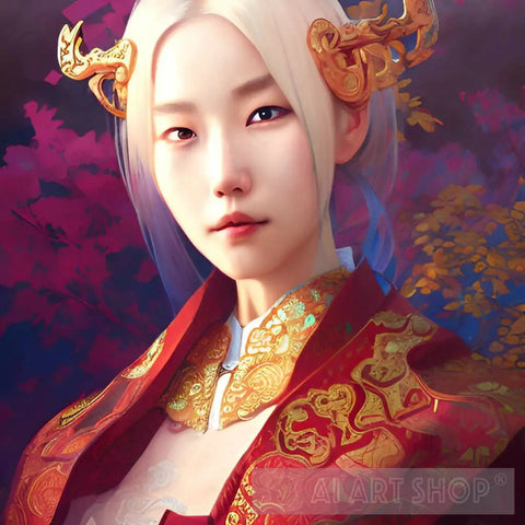 Shinto Priestess Ai Artwork