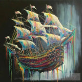 Ship Pirates Of Splash Colour Ai Artwork