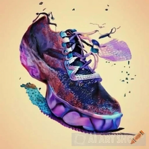 Shoe Art Modern Ai