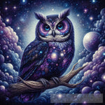 Silent Reverie: Ais Nocturnal Guardian Ai Painting