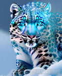 Silver Snow Leopard Ii Animal Ai Art