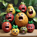 Singing Fruits Nature Ai Art