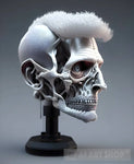 Skeleton Head On A Pedestal Ai Artwork