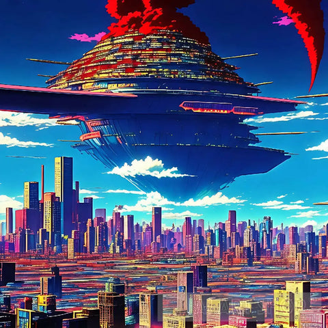 Sky City Ai Artwork