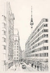 Skyline Of City Berlin Ai Artwork