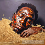 Sleeping African American Man Ai Artwork