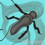 Sleeping Ant Swirls Modern Ai Art