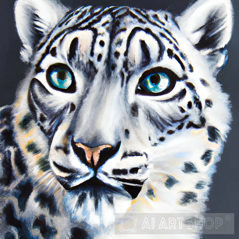 Snow Leopard Animal Ai Art