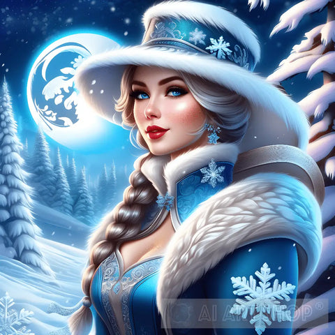 Snowwoman Ai Artwork