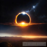Solar Eclipse Ai Artwork