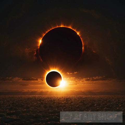 Solar Eclipse Nature Ai Art