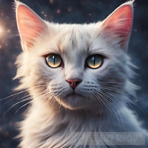 Space Cat Ai Artwork